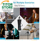 Microphone Floor Stand With Phone tablet Holder  Adjustable Boom Mic Stand With