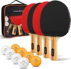 Ping Pong Paddles - High-performance Set With  Table Tennis Rackets  3-star P   