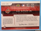 2005 Ultimate Collection  Cal Ripken Jr  3 Color G u Jersey Patch  26 30   