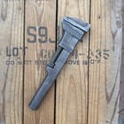 Billings Coes 10  All Steel Adjustable Monkey Wrench Vtg Antique