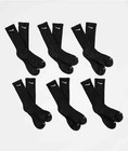 Nike Dri Fit Dry Cushioned Cotton Crew Socks 6 Pairs L