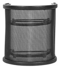 Rockville Rockpop Curve Recording Mic Pop Filter Curved Mesh Windscreen In Black