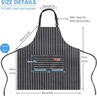 2 Pack Adjustable Bib Aprons W  2 Pockets Cotton Cooking Apron For Women   Men