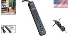 6-outlet Surge Protector Power Strip With 900 Joules By Eaton - Durable