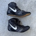 Vintage 2004 Nike Sidesweep V Wrestling Shoes Black Mens Size 9 5 309147-012