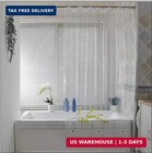 Elegant Comfort Heavy Duty Weight Waterproof Clear Shower Curtain Liner  72  X 7