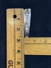 Victorian English London 1800s 1900s Silver Signed Dj Bookworm Bookmark
