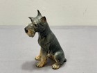 Goebel Sitting Dog Figure 30-110 Terrier Schnauzer Muster W  Germany 5    Tall