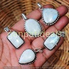 Moonstone Pendant 925 Sterling Silver Plated Wholesale Lot Handmade Pendant