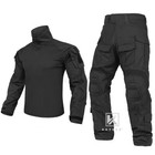 Krydex Gen3 Combat Uniform Set Tactical Shirt   Pants W  Elbow   Knee Pads Black