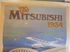 1934 The Mitsubishi 4wd Px-33 Original Ad Poster Rare