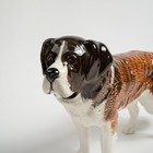 Large Dog Figurine Porcelain St  Bernard
