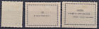 German Occupation Montenegro Mi no  21  23  24 Refugee Aid   1944