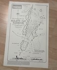 Harry Kline Maps Nautical Chart 11x17 Man Of War Cay  Allan   s Harbour