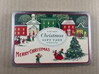 Cavallini   Co  Vintage Christmas Village Glittered Gift Tag Set        Assorted