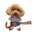 Small Large Pet Dog Halloween Costumes Guitar Coat Clothes Party Cosplay Funny