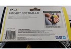 New Sklz Impact Practice Softballs 8-pack Black yellow Heavy Duty Limited Flight