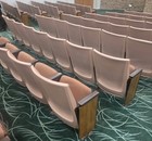 Lot 1550 Used High End Auditorium Seating Real Cinema Movie Chairs Brown