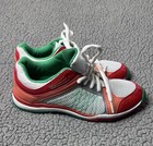 Bloch Red Traverse Dance Sneaker White  Green And Red Womens Size 8