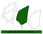 Genuine Volkswagen Door Weather-strip 5nn-839-702-5ap