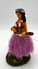 Vintage Target Hula Girl Figurine 2006 Tropical Tiki Decor Ukulele Grass Skirt