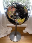 Vintage Replogle 16    Starlight Black Globe Tilting Metal Floor Stand 36 