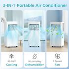 3-in-1 Portable Air Conditioner With Cooling dehumidifier fan Mode