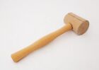 Natural Rawhide Mallet With 2 Sizes 1 5 And 1 75 Inch Face