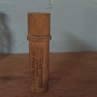 The Boye Needle Co  Vintage Original Wood Hand Sewing Needle Case Tube W  Cap