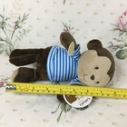 Carter s Child Of Mine Brown Monkey Rattle Plush Baby Lovey Blue Shirt Nwt