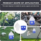 2l Pigeon Water Automatic Dispenser Drinker With Handle For Pigeons And Birds X2