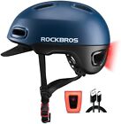 Rockbros City Cycling Helmet Scooter Led Light Unisex Urban Mtb Road Bike Helmet