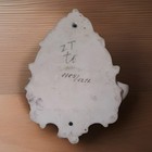 Rare Antique French Match Holder Porcelain Hand Painted   Numbered Pipes