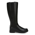 Style   Company Womens Black Strap Accent Side Goring Lug Sole Padded Gwynn Roun
