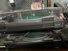 Technics Sl-1200mk5 Black Pair Direct Drive Turntables With Mixer Tested Working