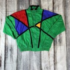 Vintage 80s Windbreaker Track Suit Women   s Xl