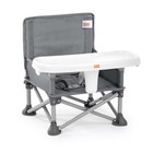 Bright Starts Pop N Sit Portable Booster Seat - Gray
