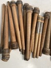 Wood Spools Bobbins Wooden Industrial 3 -8 75  Vintage Quills Mix Lot-30 