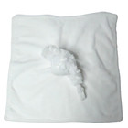 Carters Baby Lamb Lovey 15  White Security Blanket Plush Pacifier Holder