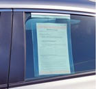 Clip-on Window Form Car Dealer Buyers Guides Hangers Holders 9  X 13   50 Pack 