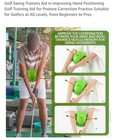 Golf Swing Trainers Aid In Improving Hand Positioning Ball Golf Training Aid