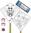 Diy Kites For Kids Kite Making Kit Bulk  Decorating Coloring Kite Party Pack    
