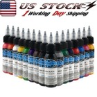 Eternal Tattoo Single Color Ink 1 Oz 30ml Bottle  Free Shipping 16 Colors Kit