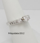 1ct Natural Diamond Anniversary Engagement Wedding Bridal Ring 14k White Gold