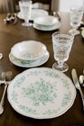 The Pioneer Woman Agatha 12-piece Stoneware Dinnerware Set  Green