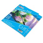 8  X 10  10-sheet 8-ounce Triple Primed Acid-free Canvas Paper Pad  2 Pads 