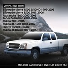 Upper Dash Cover Dashboard Brown Abs Compatible With Chevy Tahoe Suburban