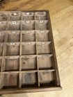 Printer Tray 2 Small Vintage Wood Tray Excellent Condition