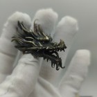 Brass Dragon Head Pendant Bead Chain Collection