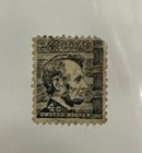 Abraham Lincoln 4 Four Cent Black Stamp Vintage  Civil War